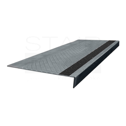 The GS620D Square Nose Rubber Stair Tread Beauty Shot